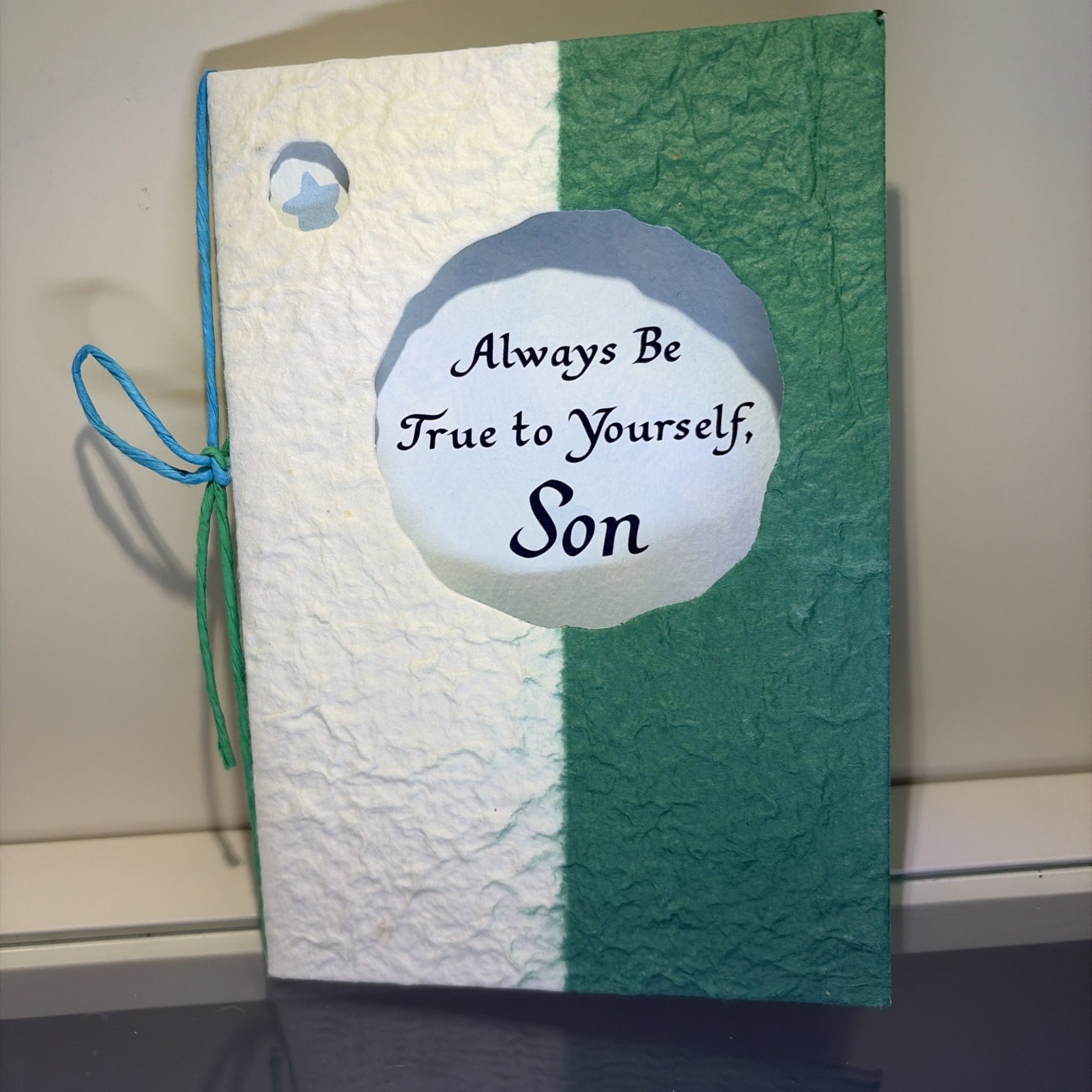 always be true to yourself SON Blue Mountain Arts greeting card 143