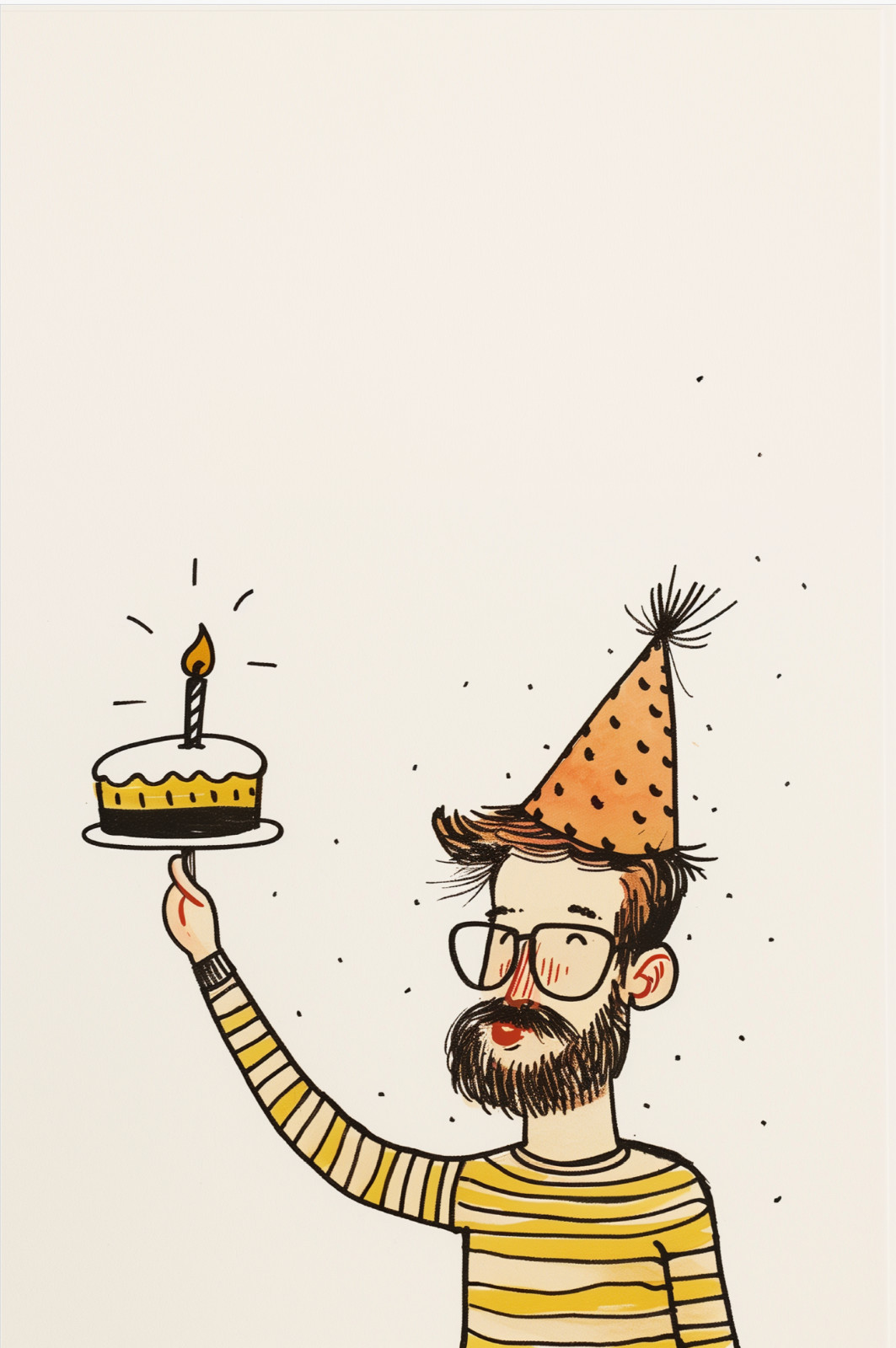 BIRTHDAY GREETING CARD 5.5X4.25 Envelope FOR HIM FUN PARTY GIFT FUNNY