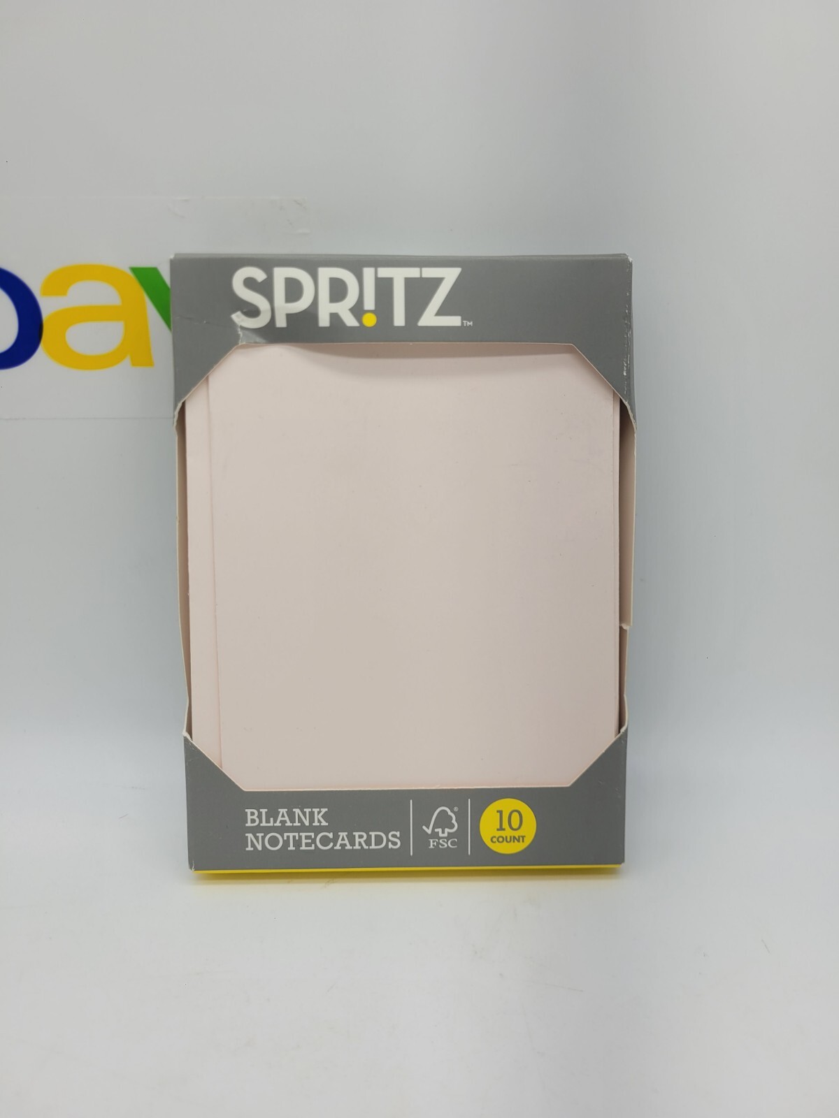 Spritz 10ct Blank Notecards with Envelopes – Peach Color