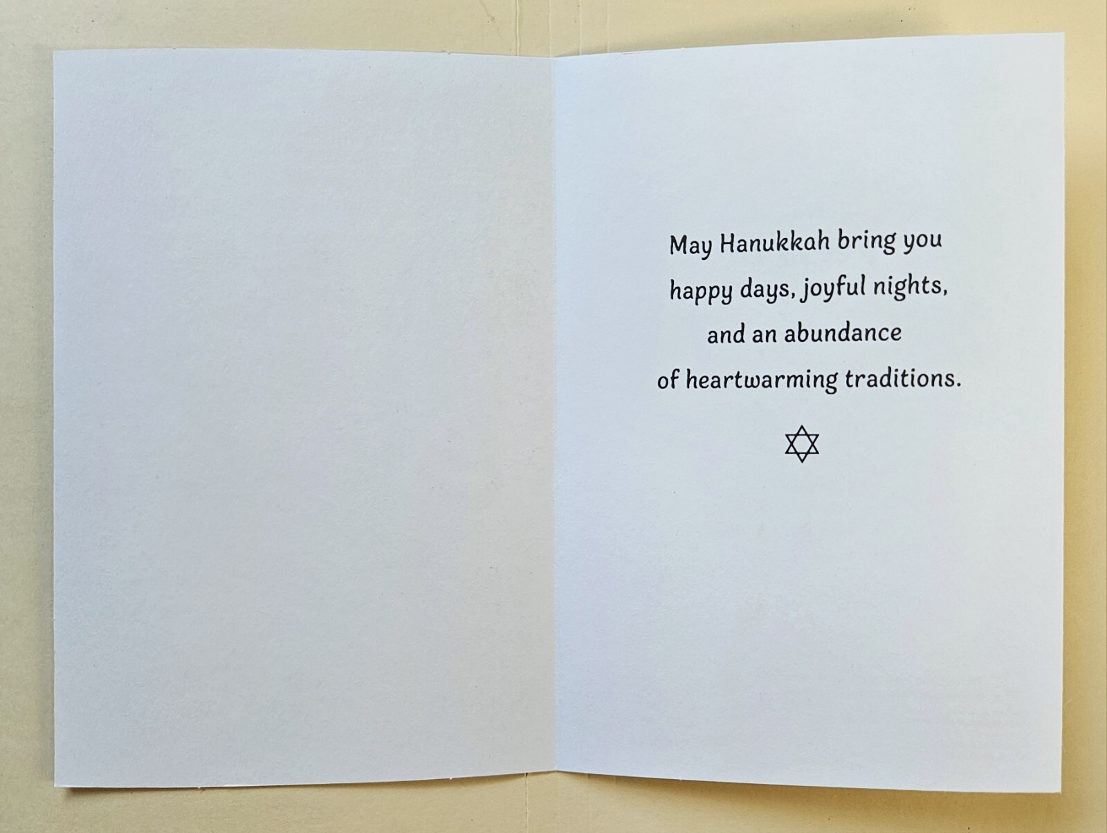 Happy Hannukah / Greeting Card (incl. Envelope 4×6″)