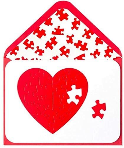 Papyrus Heart Puzzle “You Complete Me” Valentine’s Day Card