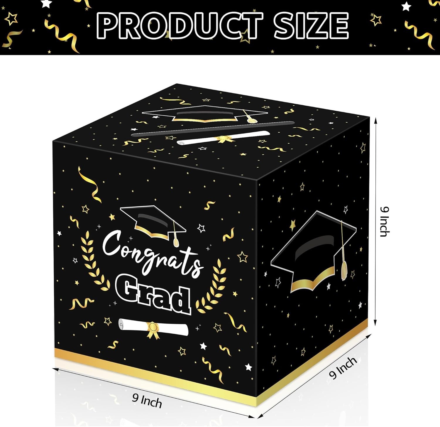 Large Foldable Graduation Card Box for Class of 2026