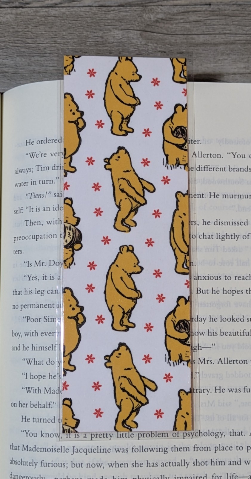 Winnie the Pooh Cardstock Laminated Bookmark – Winnie the Pooh – Pooh Bear