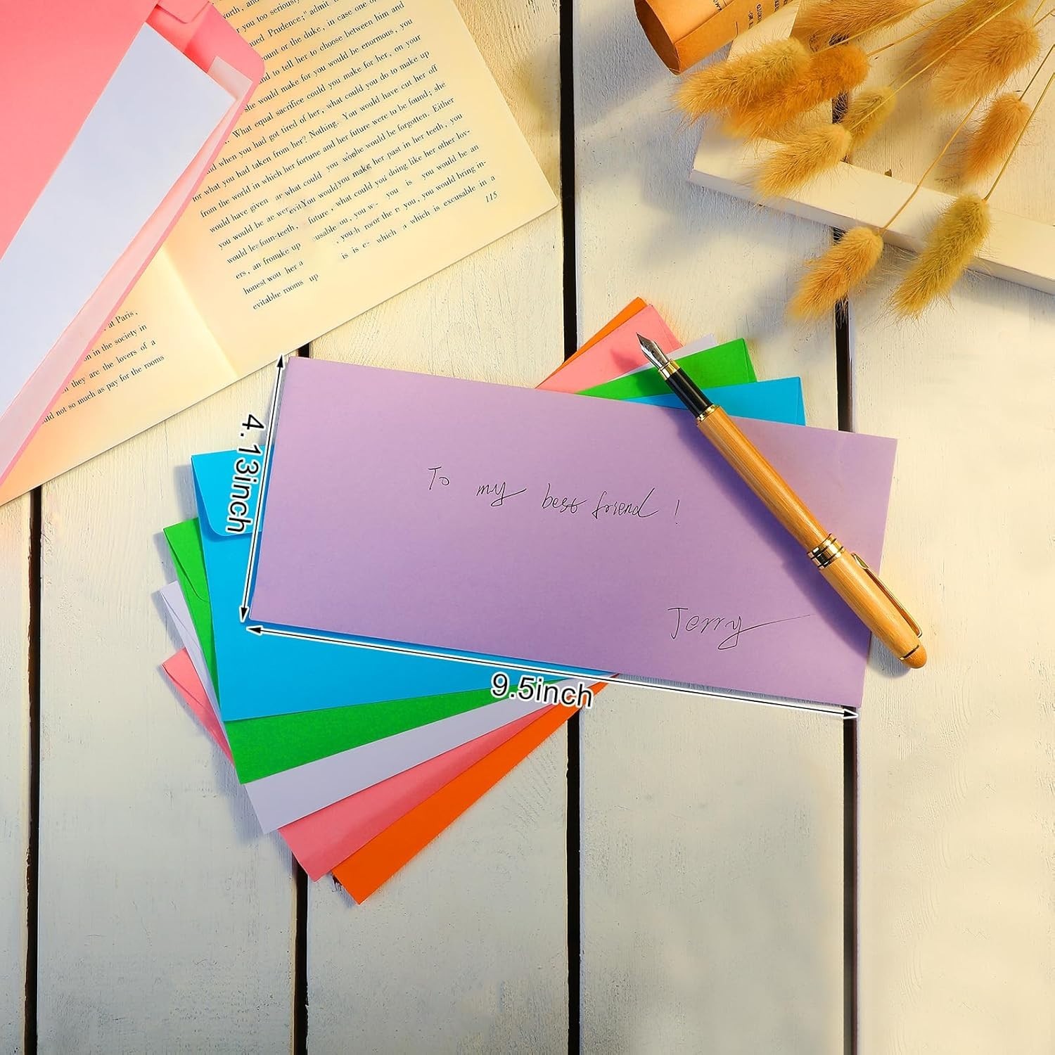 Vibrant 500-Piece Self-Sealing Envelopes – Perfect for Business and Invitations