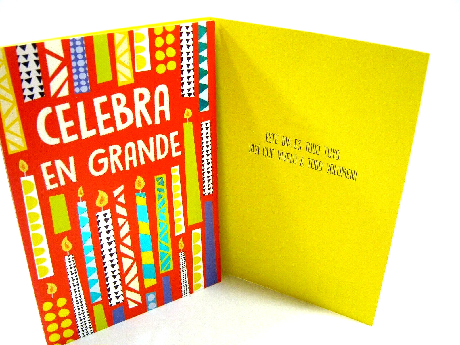 Spanish language Birthday Greeting Card for Mom Dad Sister Brother Friend Anyone