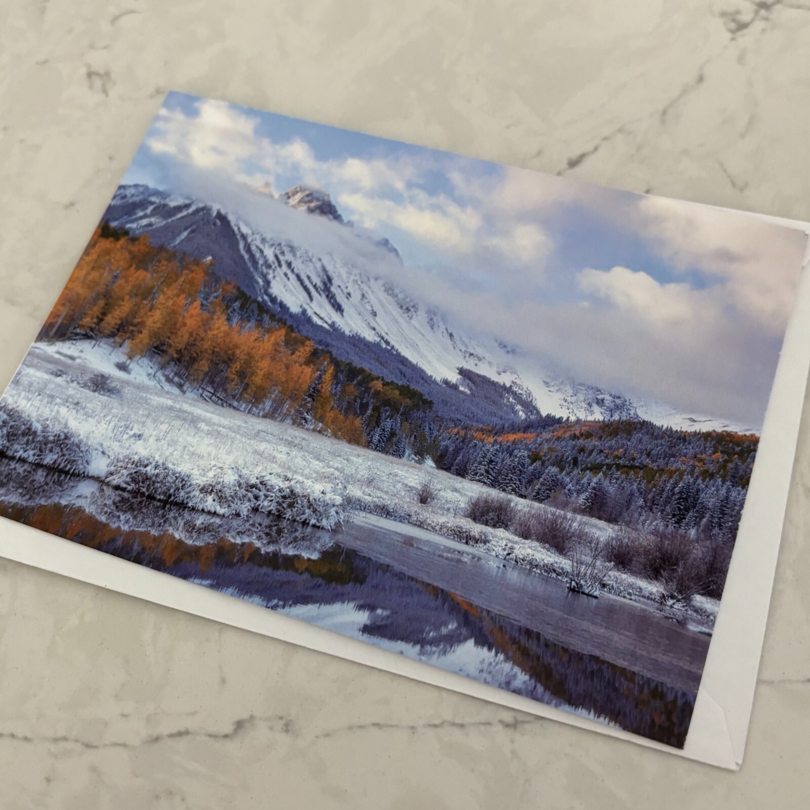 San Juan Mountains Colorado Happy Holiday Season’s Greetings Card with Envelope