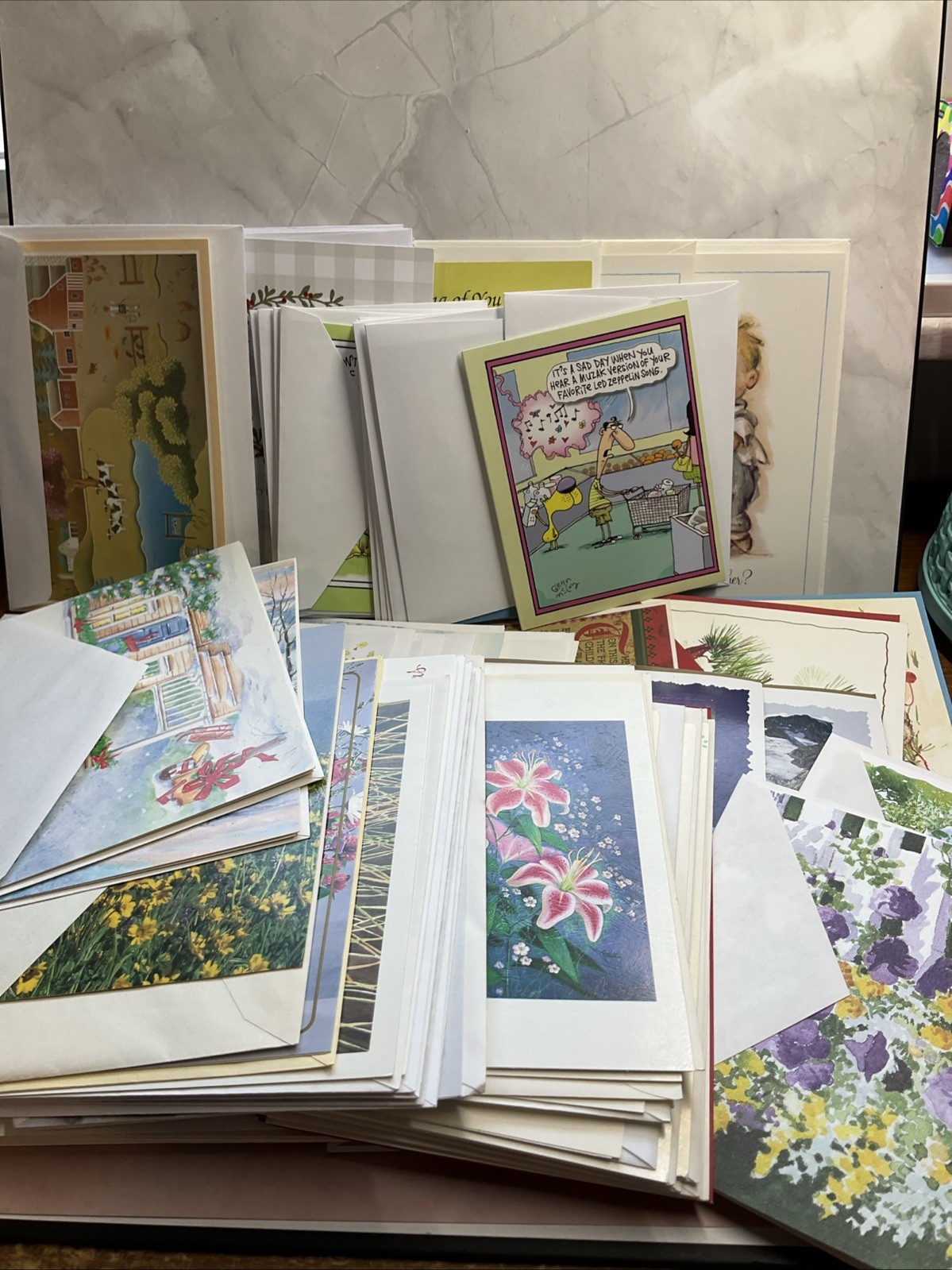 HUGE Lot of Misc Holiday Cards, Birthday, Thank You, Sympathy, etc. 60+