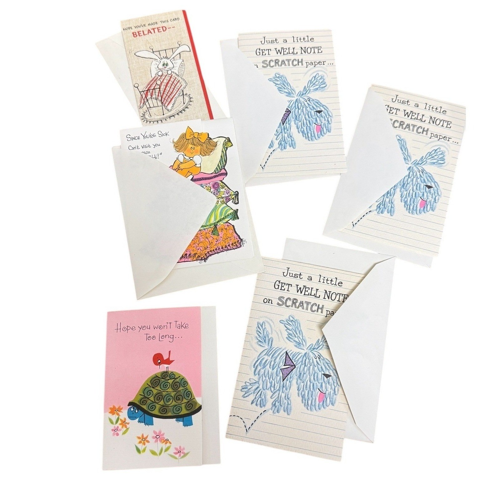 3lbs Vintage Greeting Card Lot Mixed Occasions Birthday Get Well Thanks Ephemera