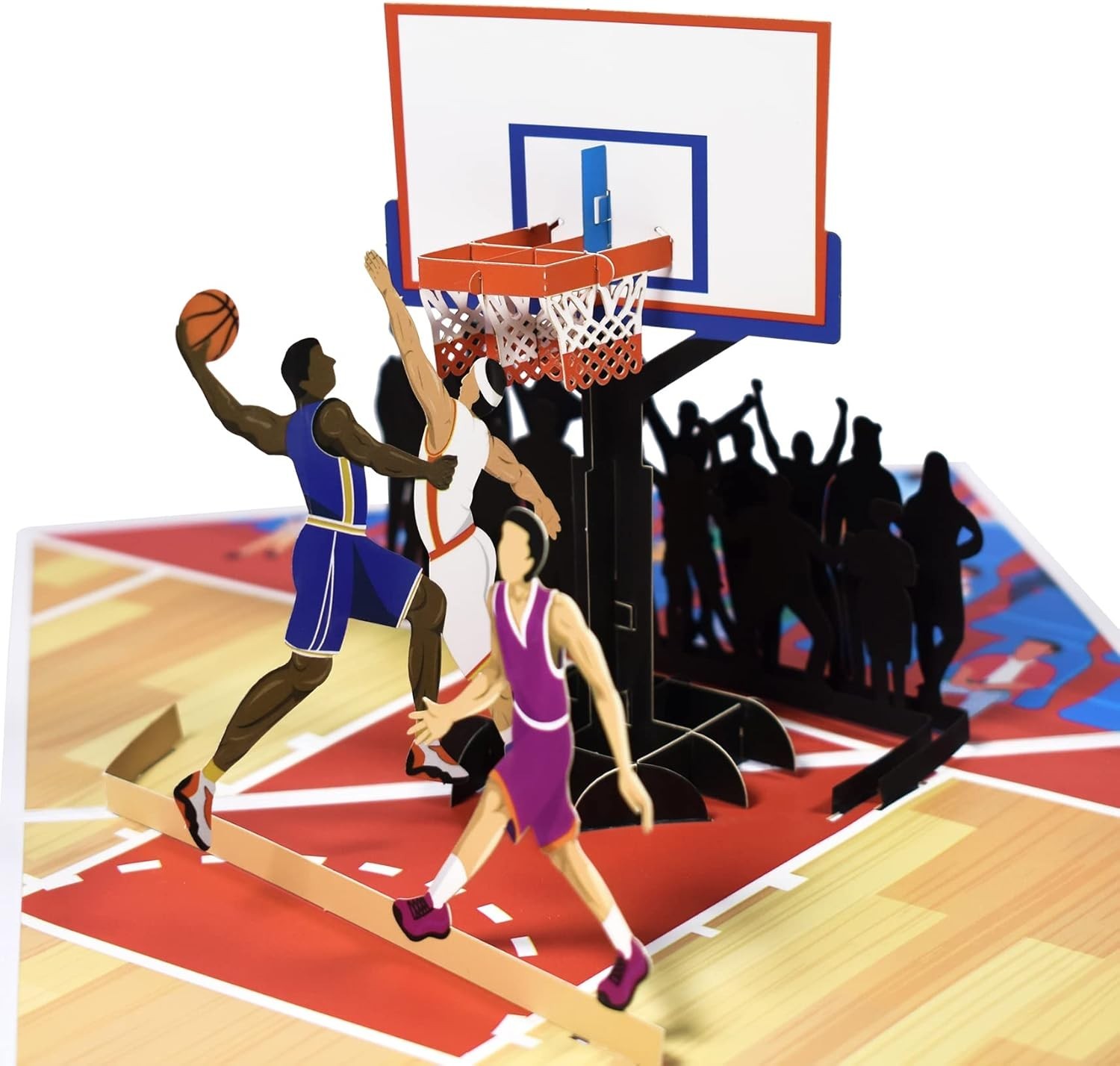 Basketball Pop up Card,Pop up Basketball Birthday Card,3D Sports Greeting Card f