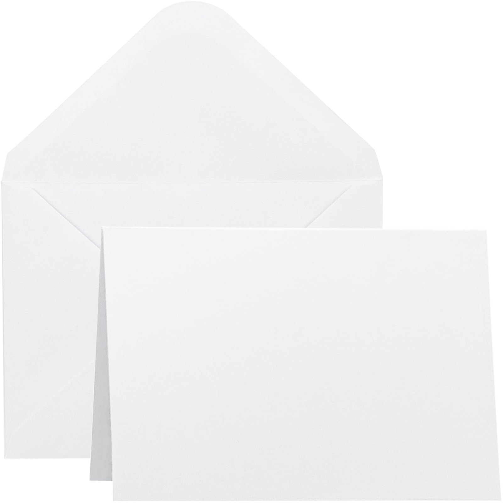 Blank Cards and Envelopes 5×7 inches, 50 Pack White A7 (5.25×7.25 in),