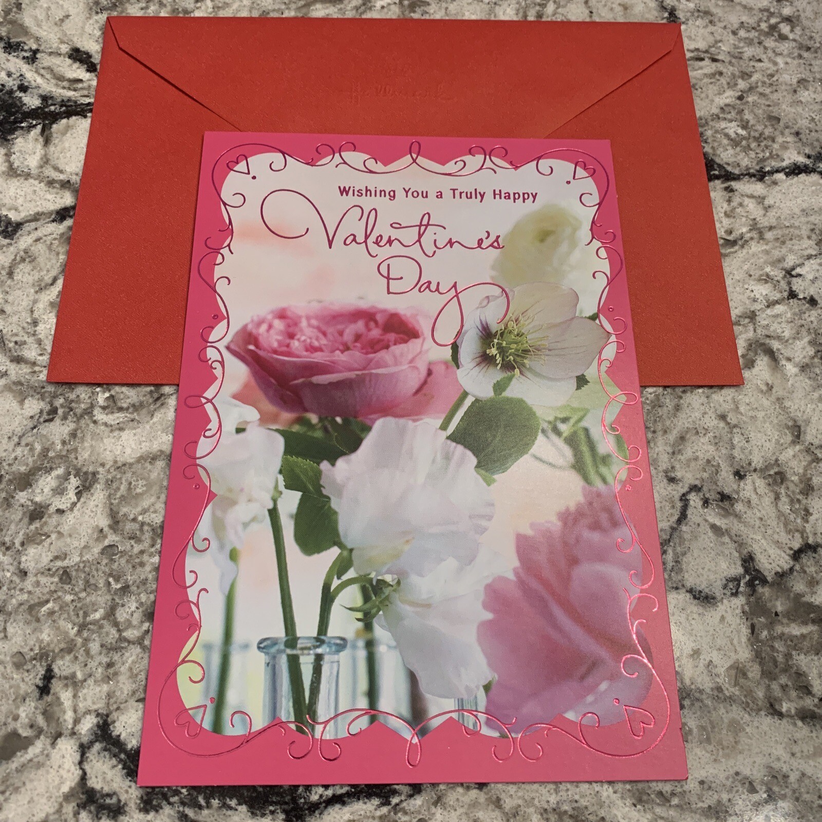 Valentine’s Day Truly Happy Wife Husband Lover 5.5”x8” Hallmark Greeting Card