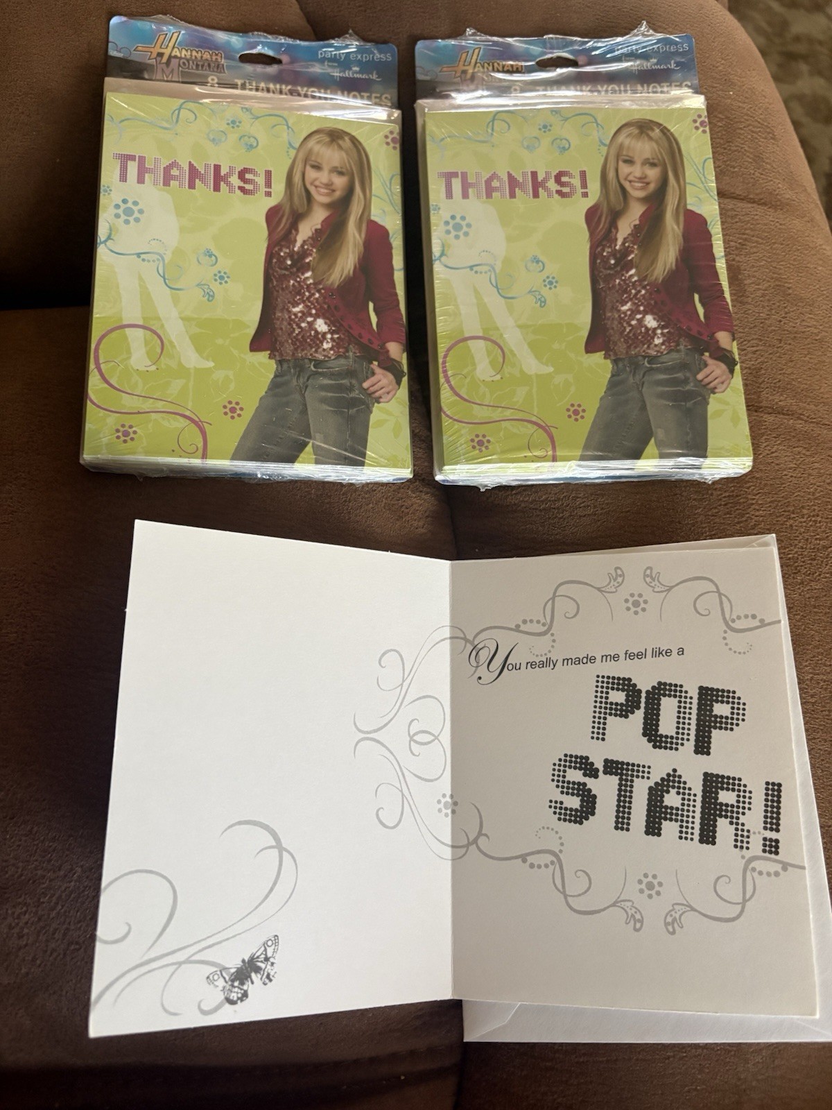 16 Vintage Hannah Montana Thank You Notes Hallmark Cards & Envelopes