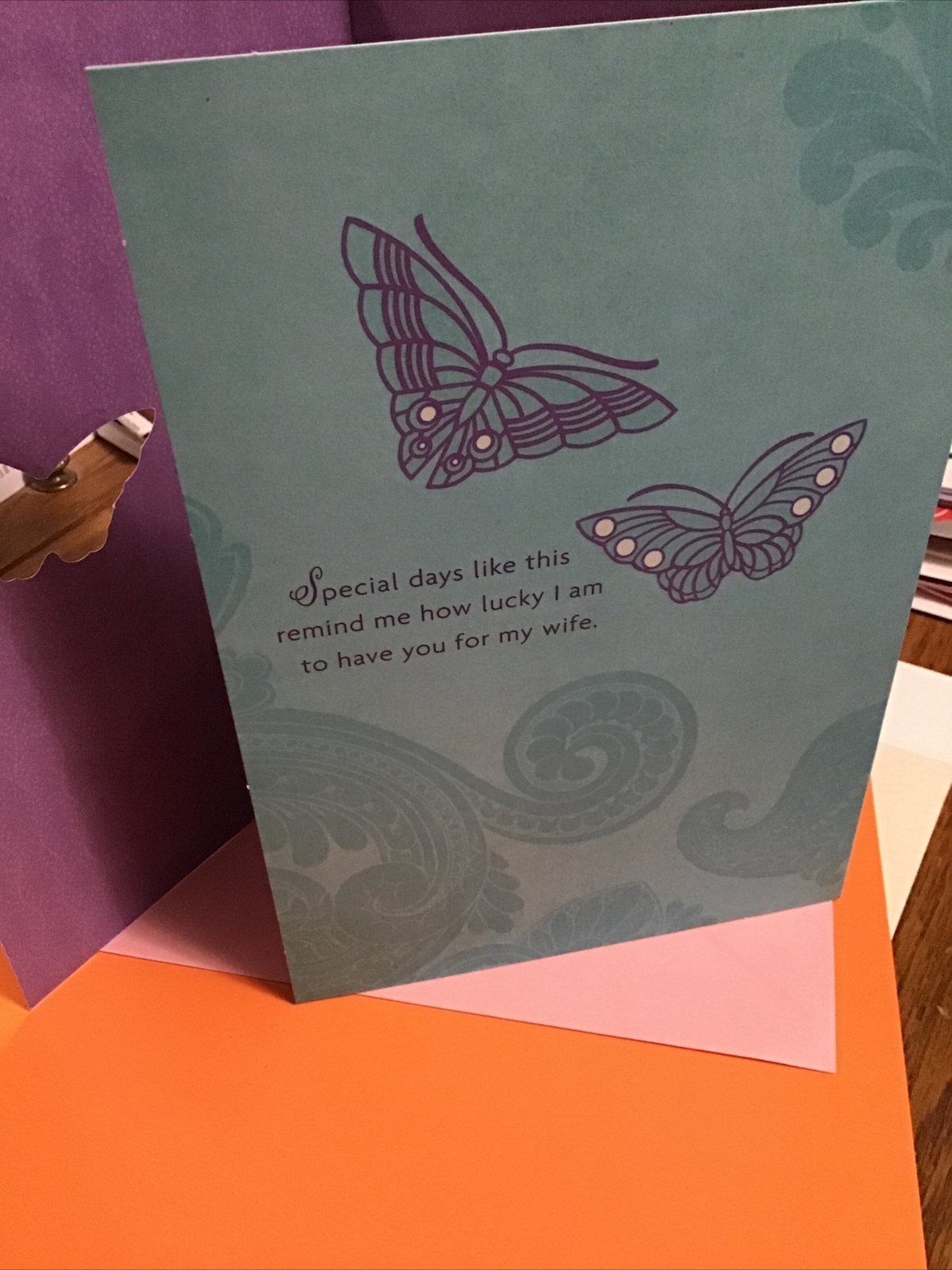Mother’s Day For My Wife WITH TRACKING My Love 5.5”x 8” Hallmark Greeting Card