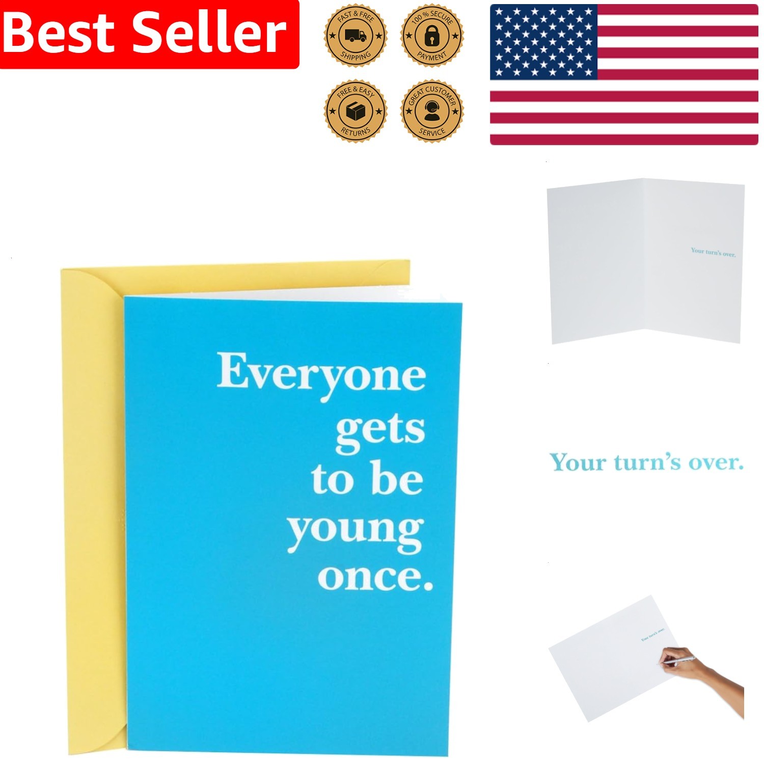 Shoebox Birthday Card Witty Funny Sarcastic Humorous Greeting Envelope Included