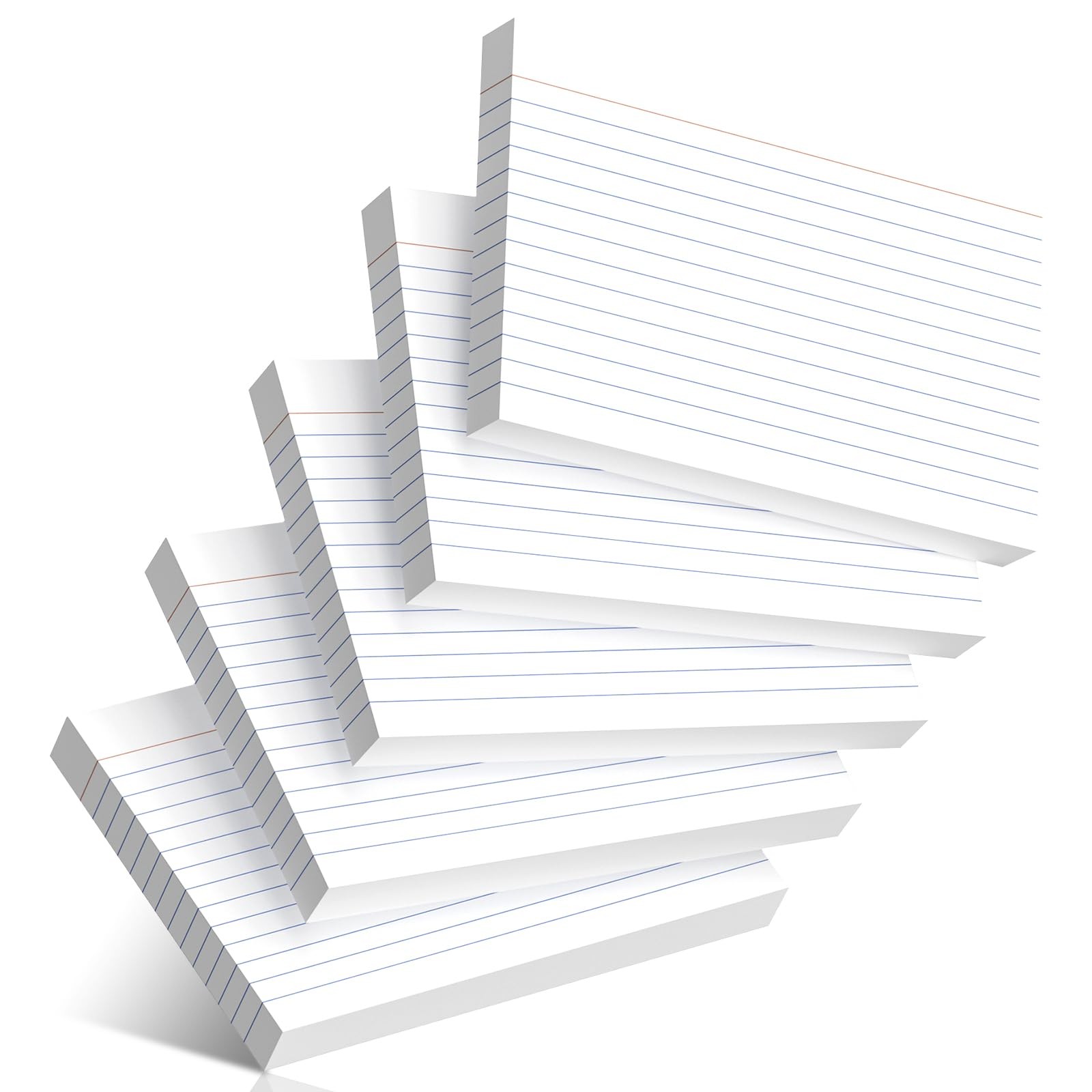 200 Pcs Index Cards 4 x 6 Inch Ruled White Cards, 4 x 6 inches,
