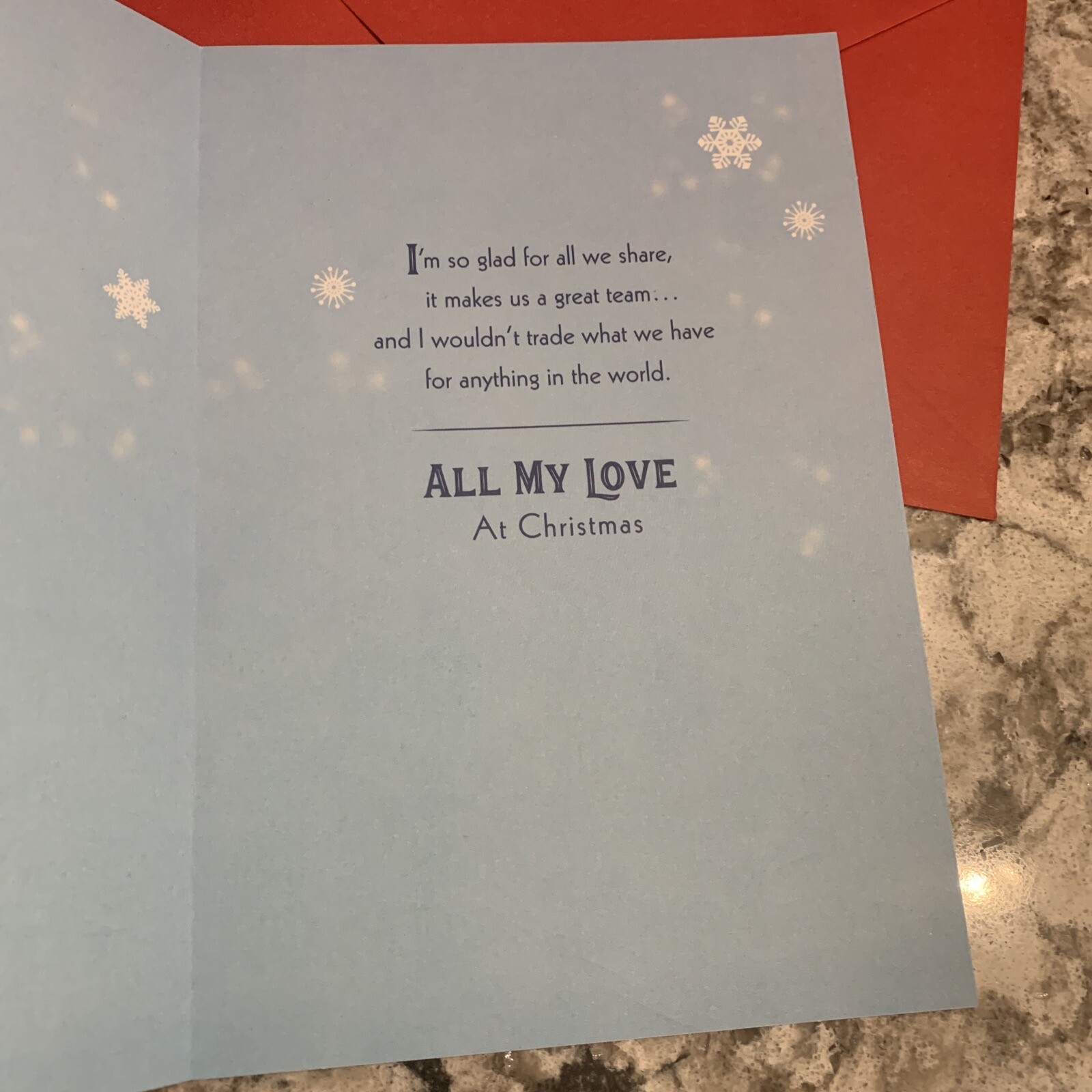 Merry Christmas To My Wonderful Husband 5.5”x8” Religious Greeting Card