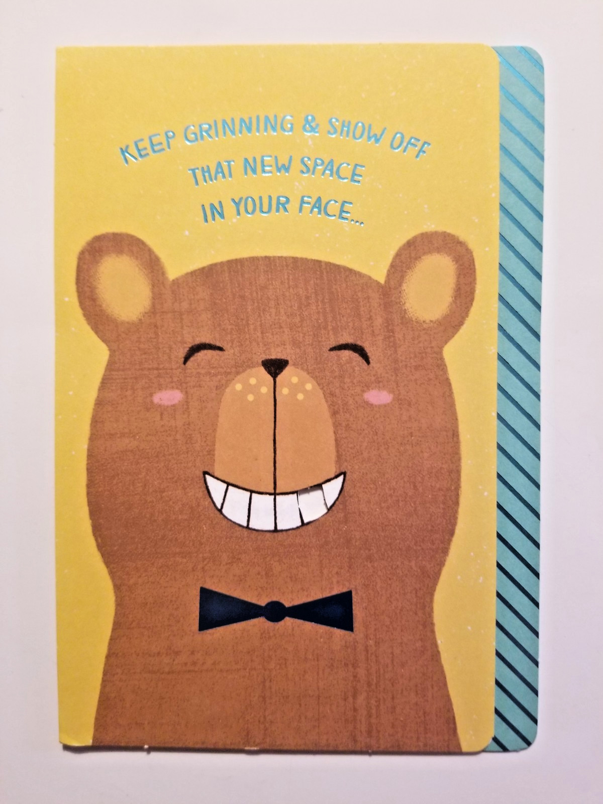 Lost Tooth Kid’s Greeting Card Smiling Bear Cute Hallmark Out of the Blue Series