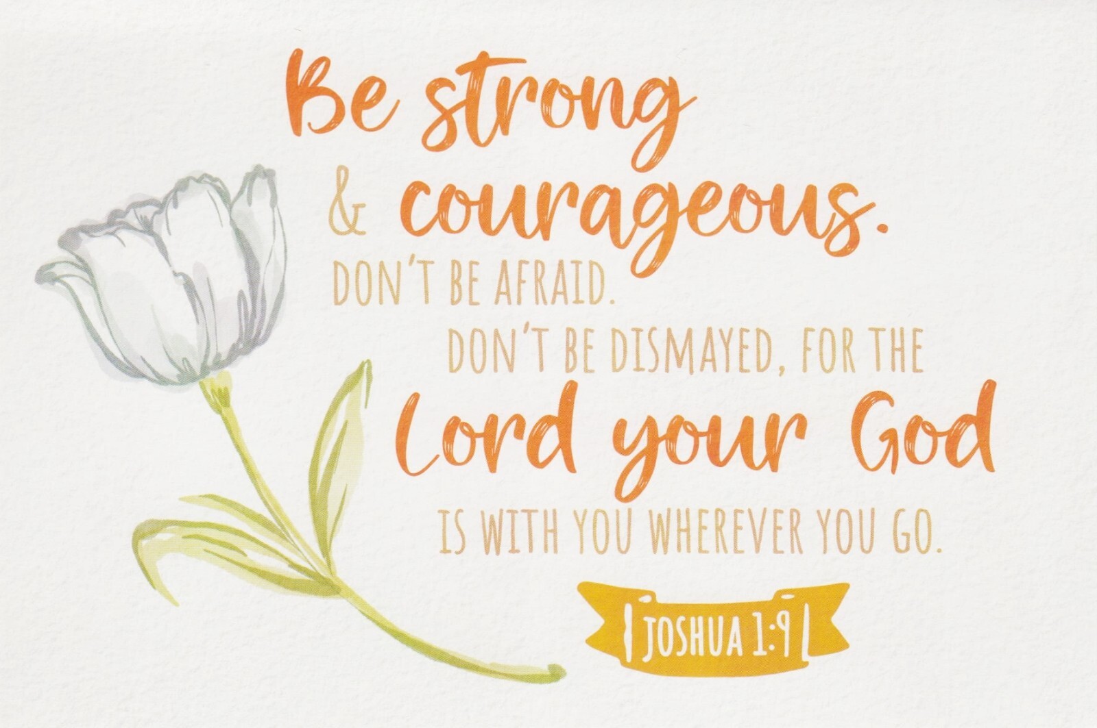 Christian Religious Encouragement Scripture bible verse Blank Greeting Card