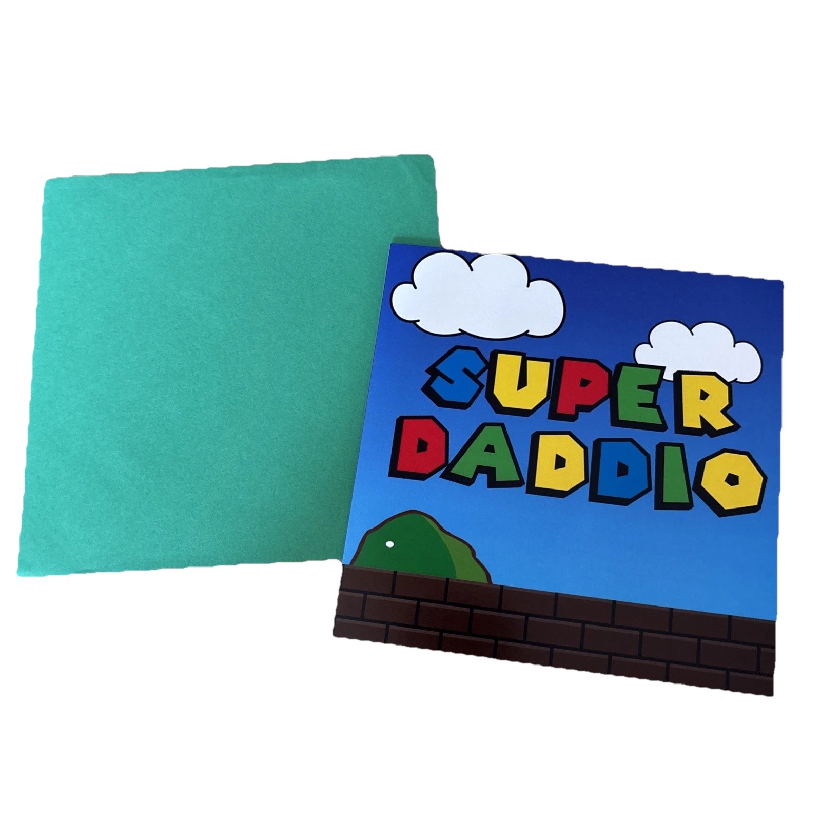 B-Day GAMER CARD Super Daddio Card Birthdays special occasions any Time Bl nk