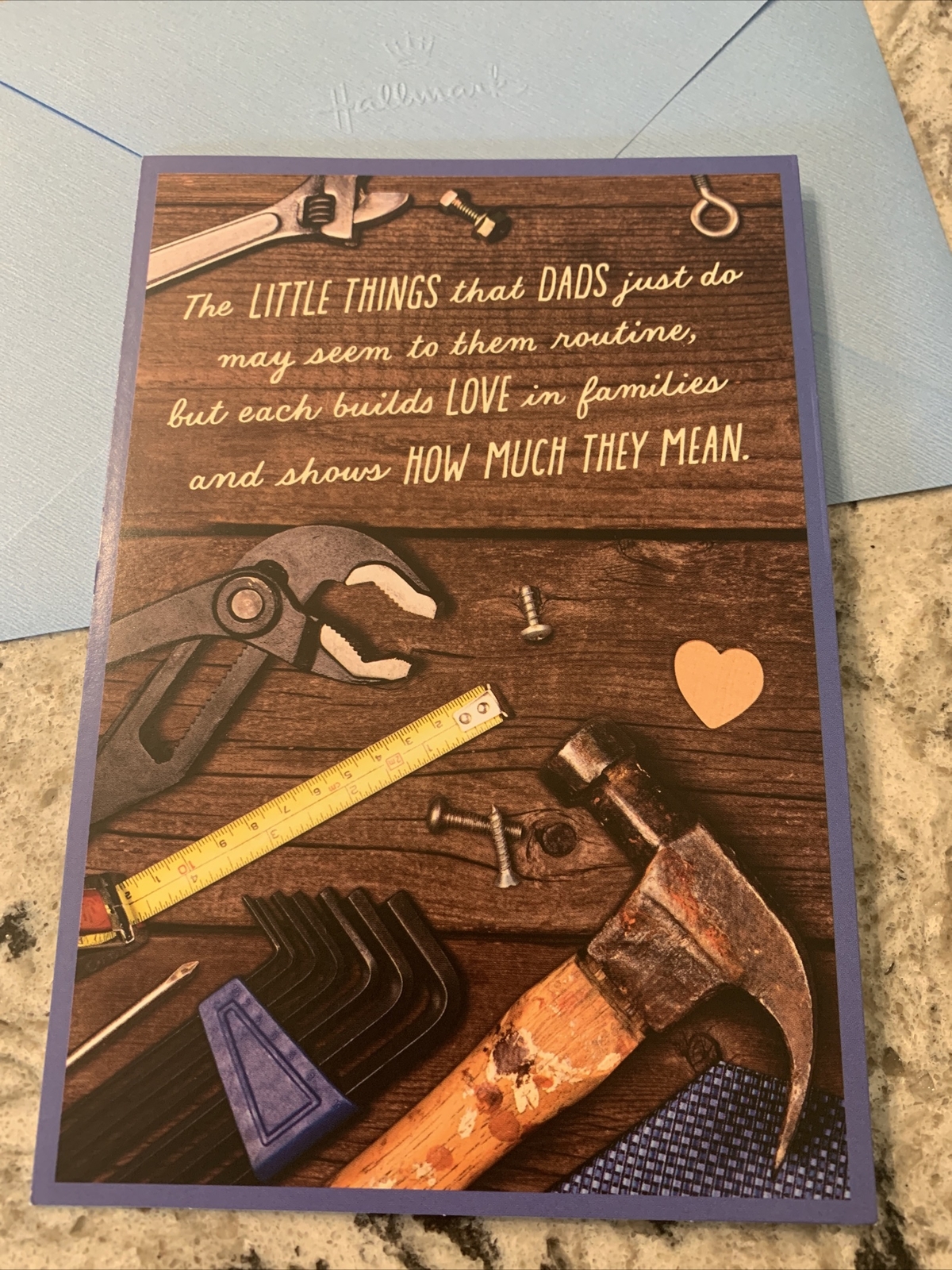 Father’s Day Dad Little Things Dads Do – Love 5”x7” Hallmark Greeting Card