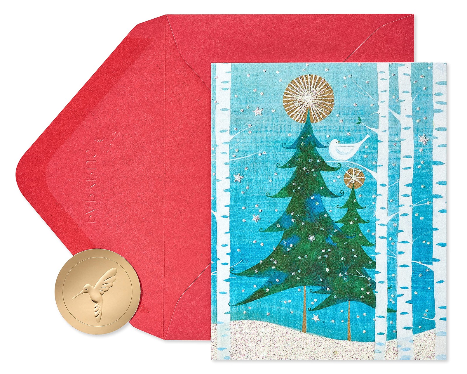 Papyrus Petite Christmas Cards Boxed with Envelopes, Peace and Happiness, Sno…