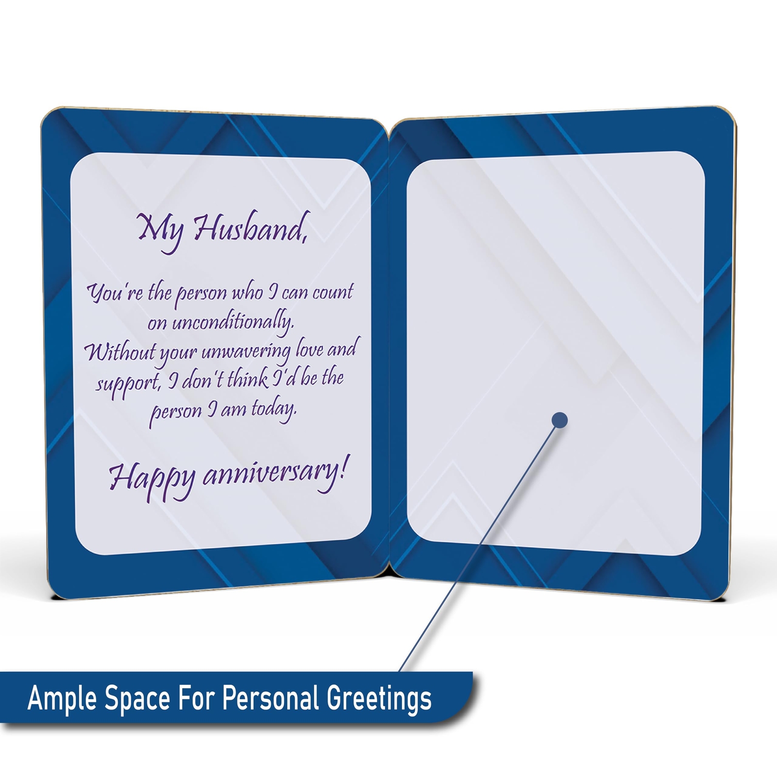 FLORALTHEMED BAMBOO WEDDING ANNIVERSARY CARD FOR HUSBAND | LASER CUT WOOD ANNIVE