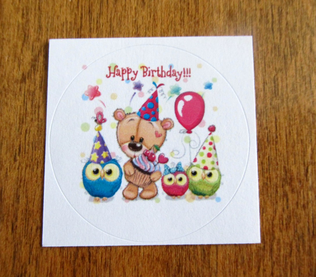 NOS Grandson Birthday Greeting Card, Env. & Seal – Teddy Bear Holding Sailboat