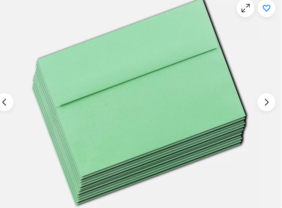 500 A6 Pastel Green Envelopes for Greeting Cards Invitations Shower Invitation