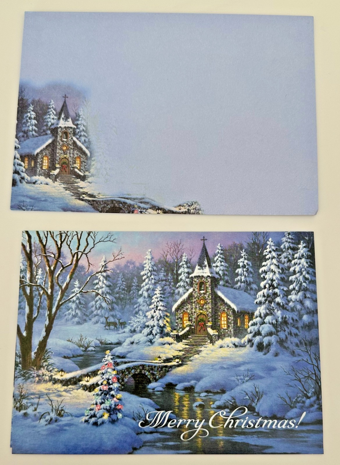 Merry Christmas Greeting Card w/ Envelope – Church