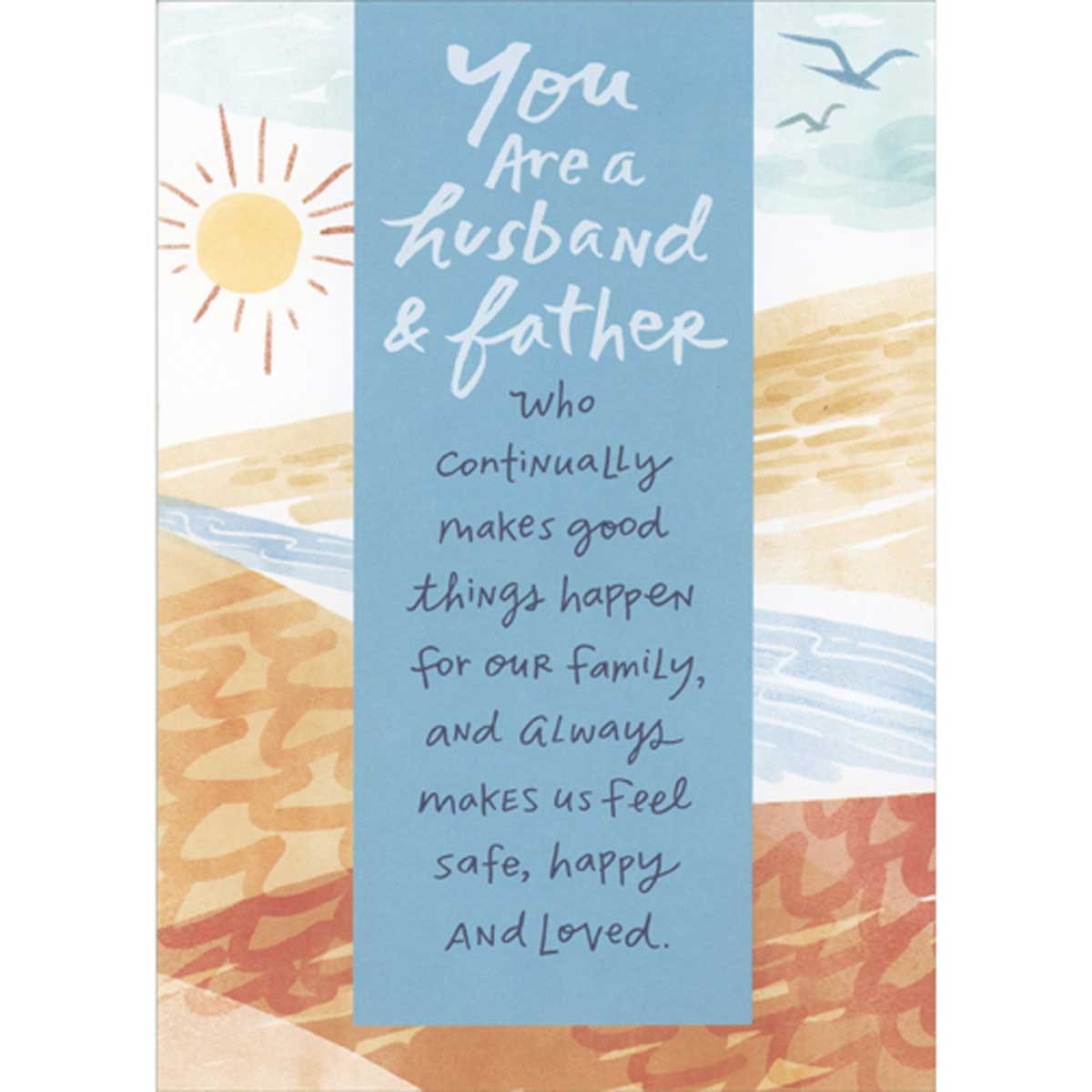 Make Good Things Happen in Our Family Father’s Day Card for Husband