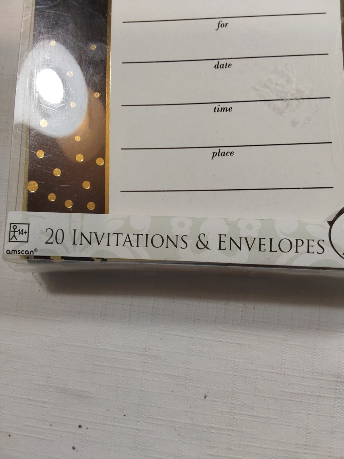 We’re Engaged Value Pack Paper Invitations 6″X4″ Multicolor Pack of 20 Lot of 4