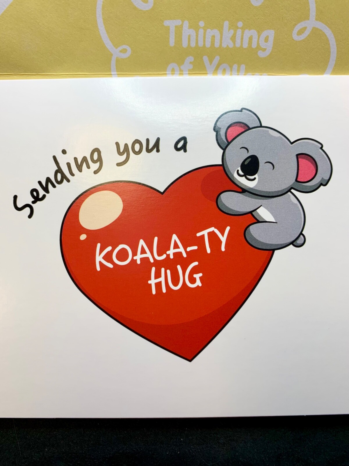 Thinking of You Encouragement Greeting Card Sweet Koala Hug!