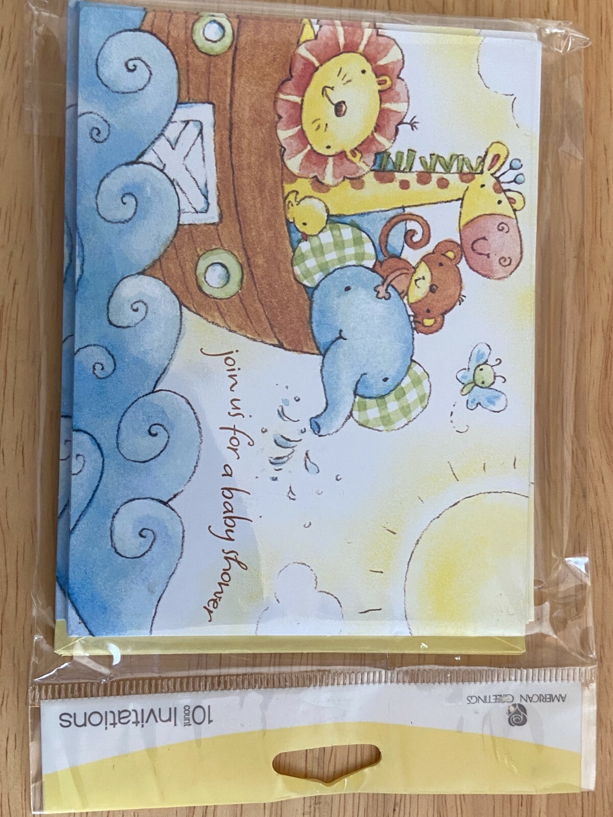 1 Pack of 10 American Greetings Fill In Baby Shower Invitations *NEW* p1