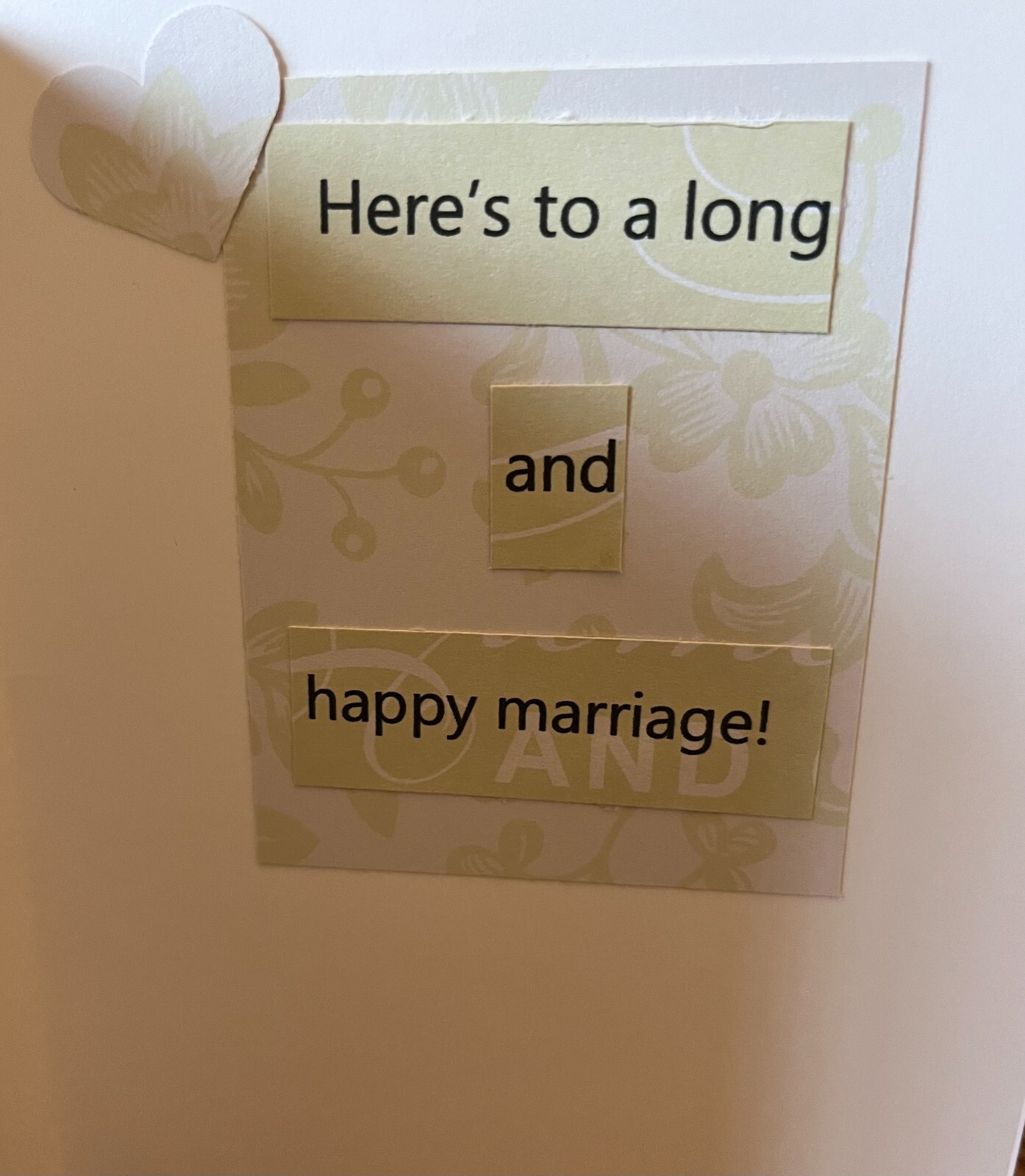 Wedding card