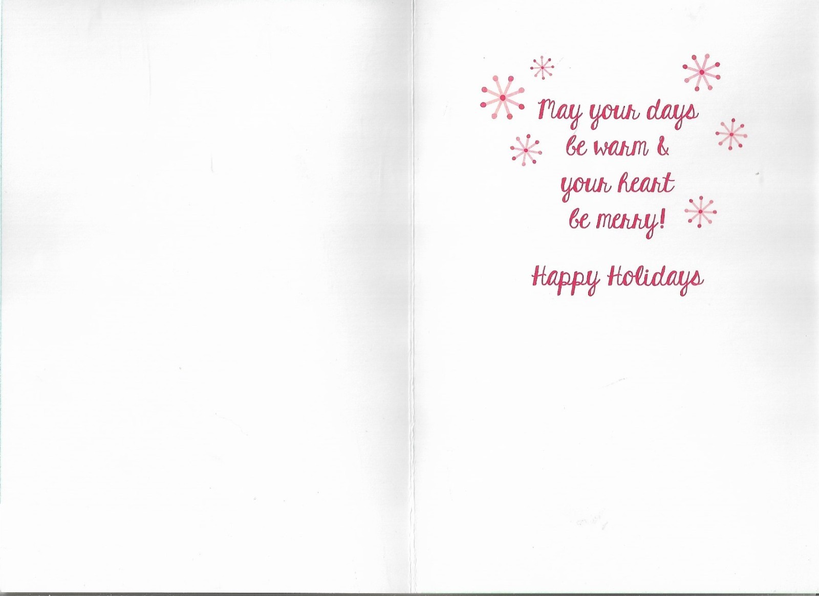 NEW CHRISTMAS CARD 4.5×6.5 Merry & Bright! Santa Standing on Reindeer Snowman