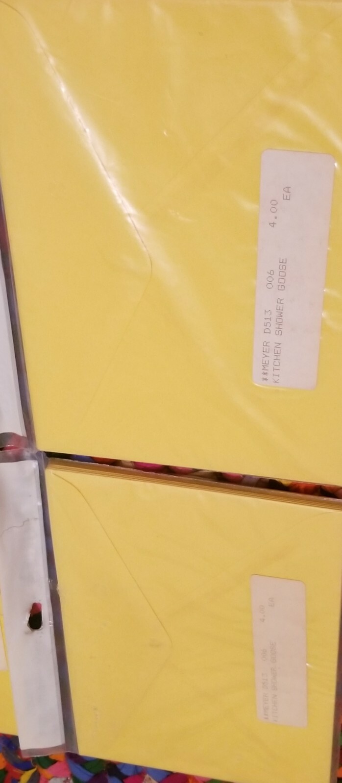 VINTAGE FRANCES MEYER INC. KITCHEN SHOWER 10 CARDS 10 ENVELOPES PRINTED IN U.S.A