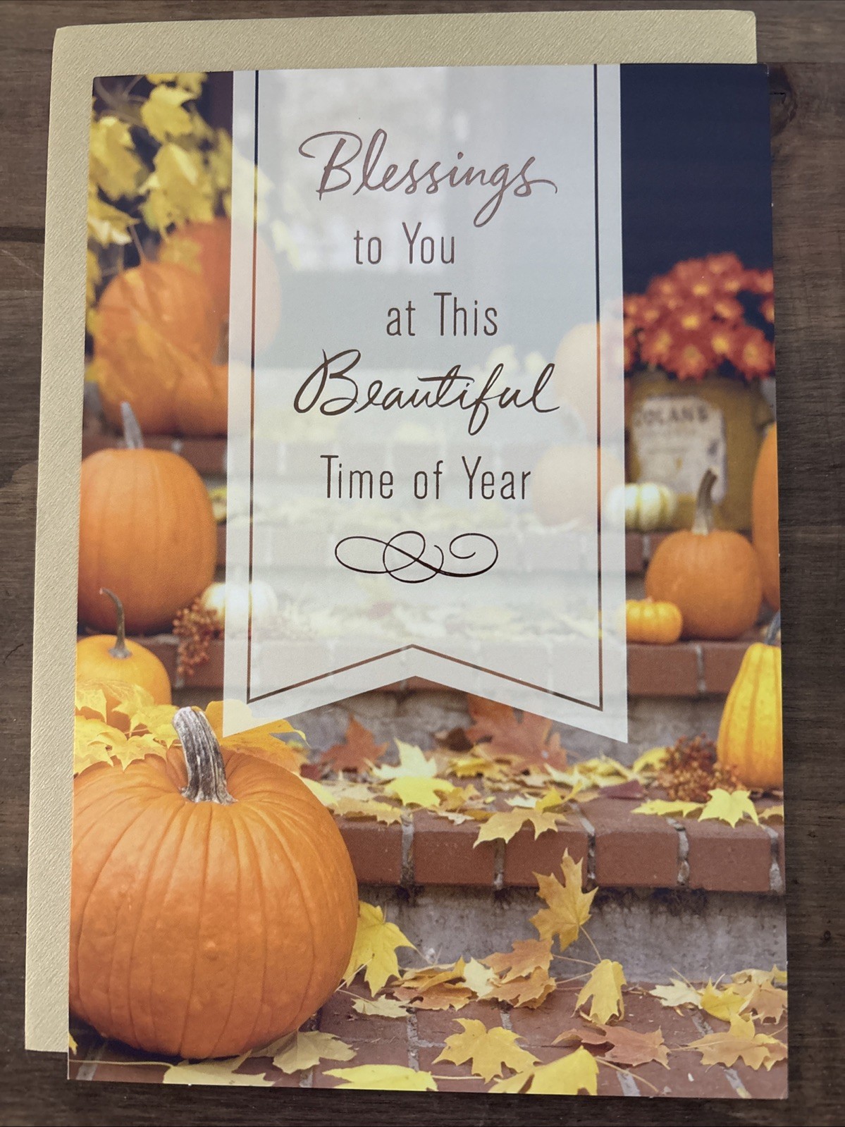 Hallmark Thanksgiving Greeting Card “Blessings From Across The Miles”