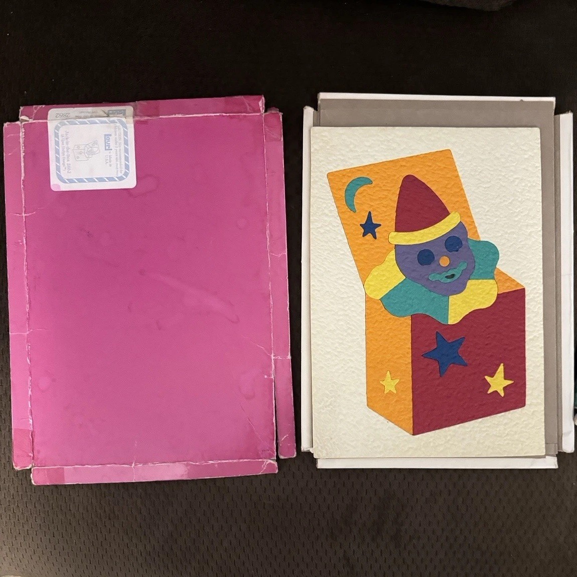 Lauri Foam Tray Puzzle Jack-in-the-Box 2862 Clown Stars Multicolor