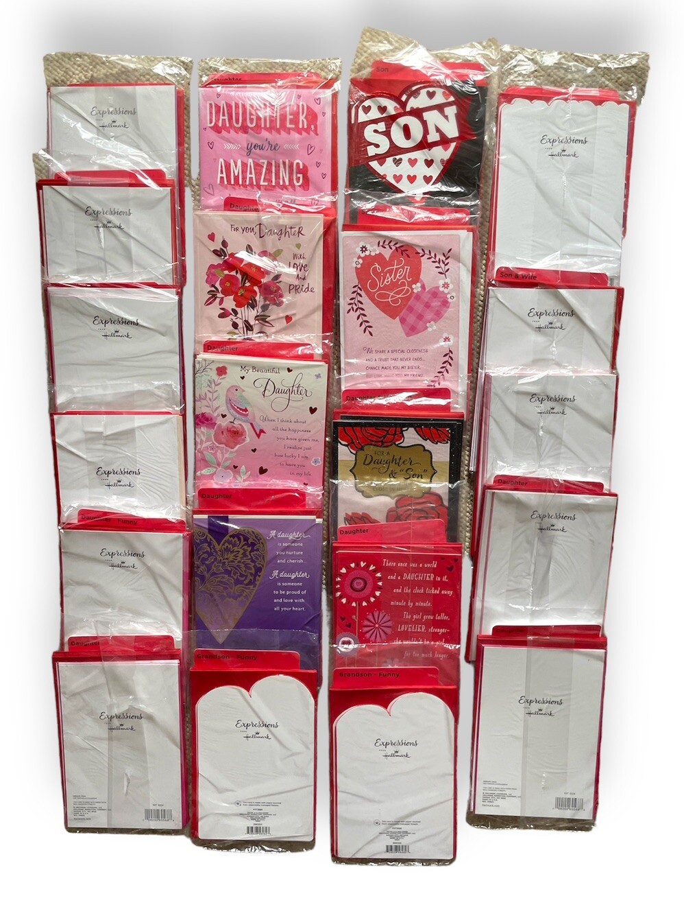 Hallmark Expressions Valentine’s Day Cards with Envelopes Heartline Crafts 126