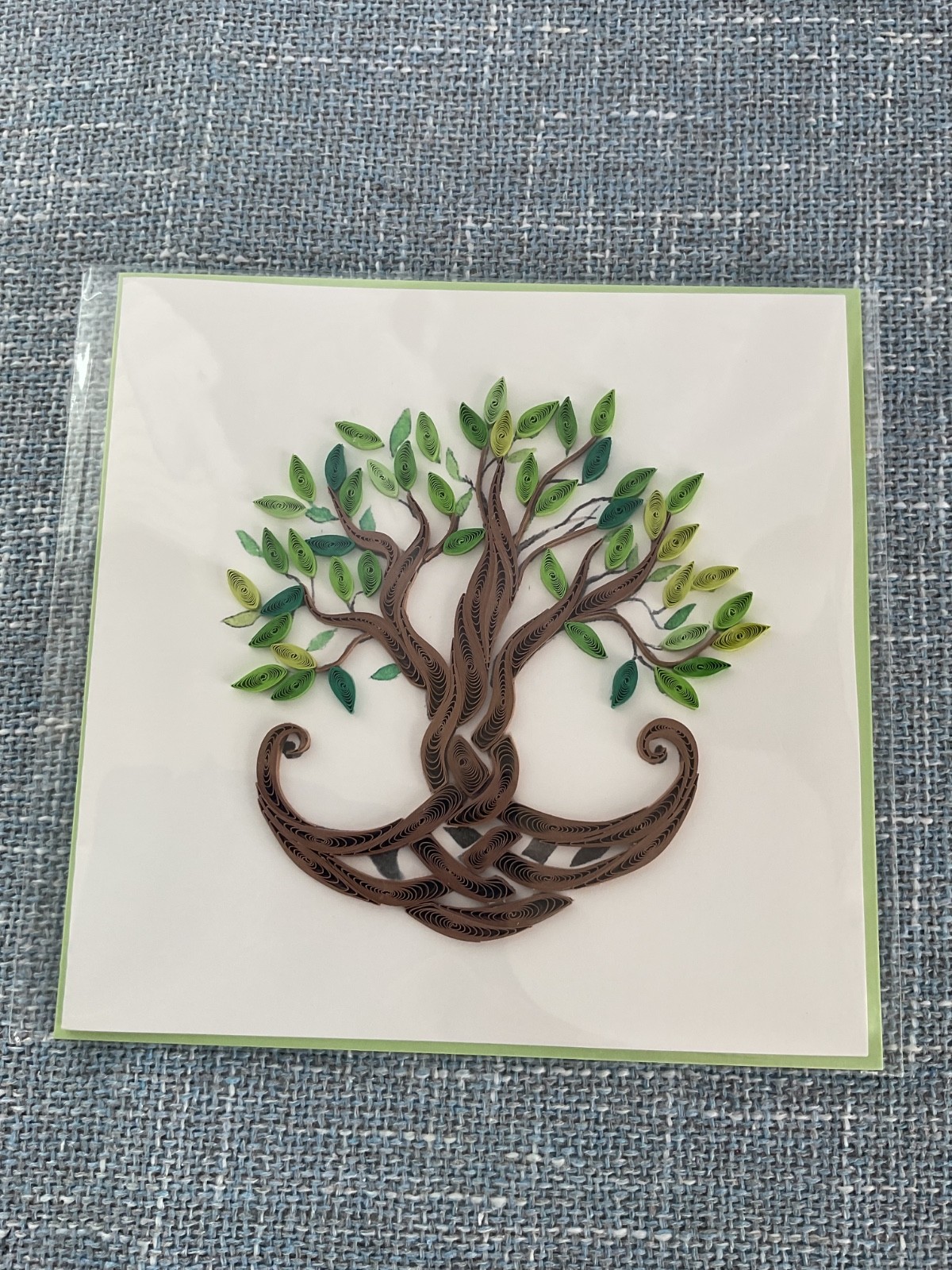 Quilling Card Quilled Tree of Life New , free shipping