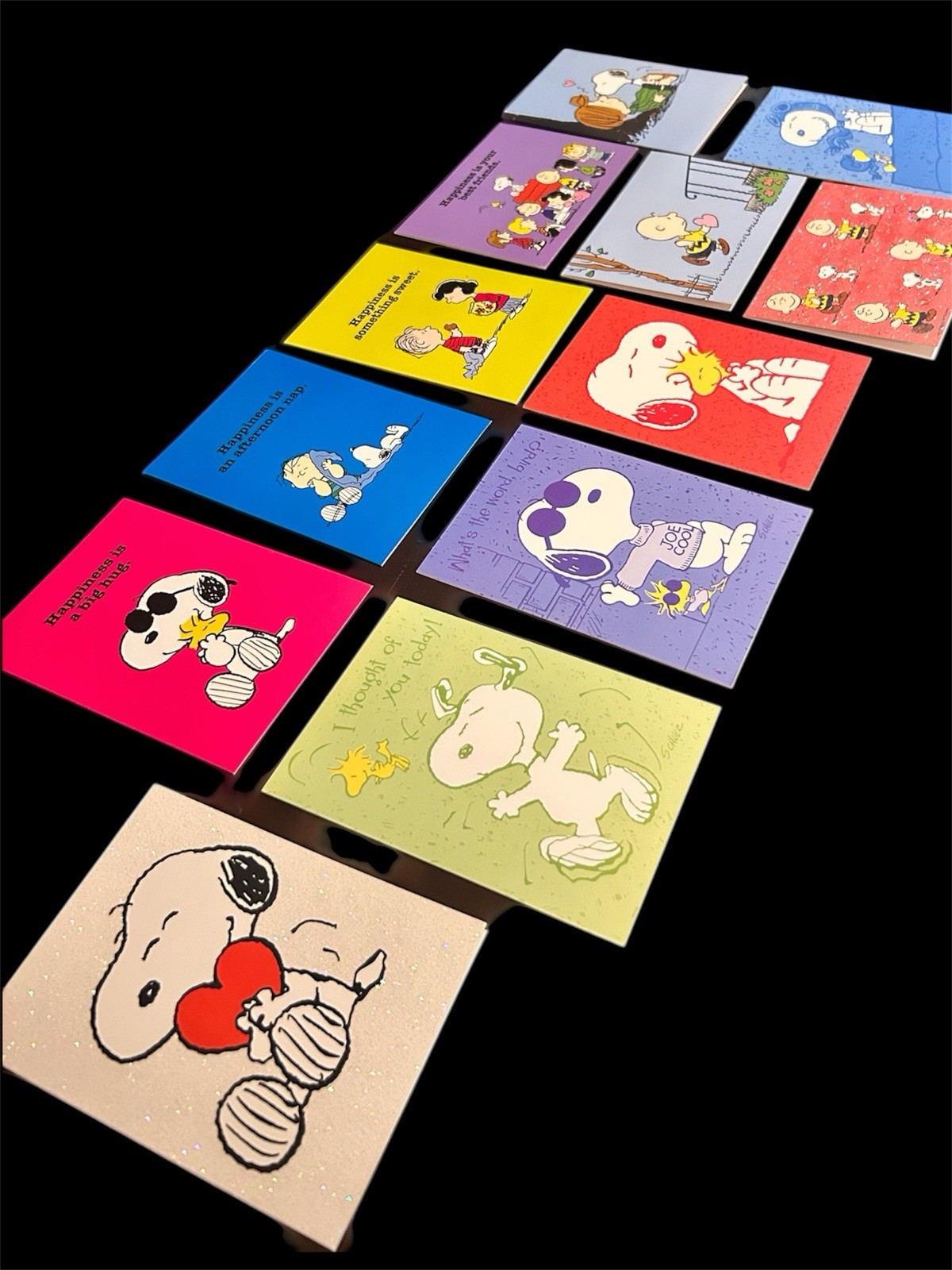 Snoopy Joe peanut Unused Blank Greeting Card with Envelope variety pack hallmark