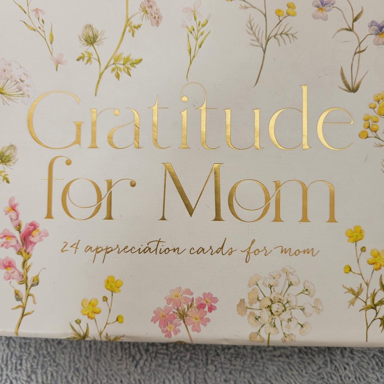 Eccolo 24 Appreciation Cards to Inspire and Uplift Mom Floral Gift Set 2022