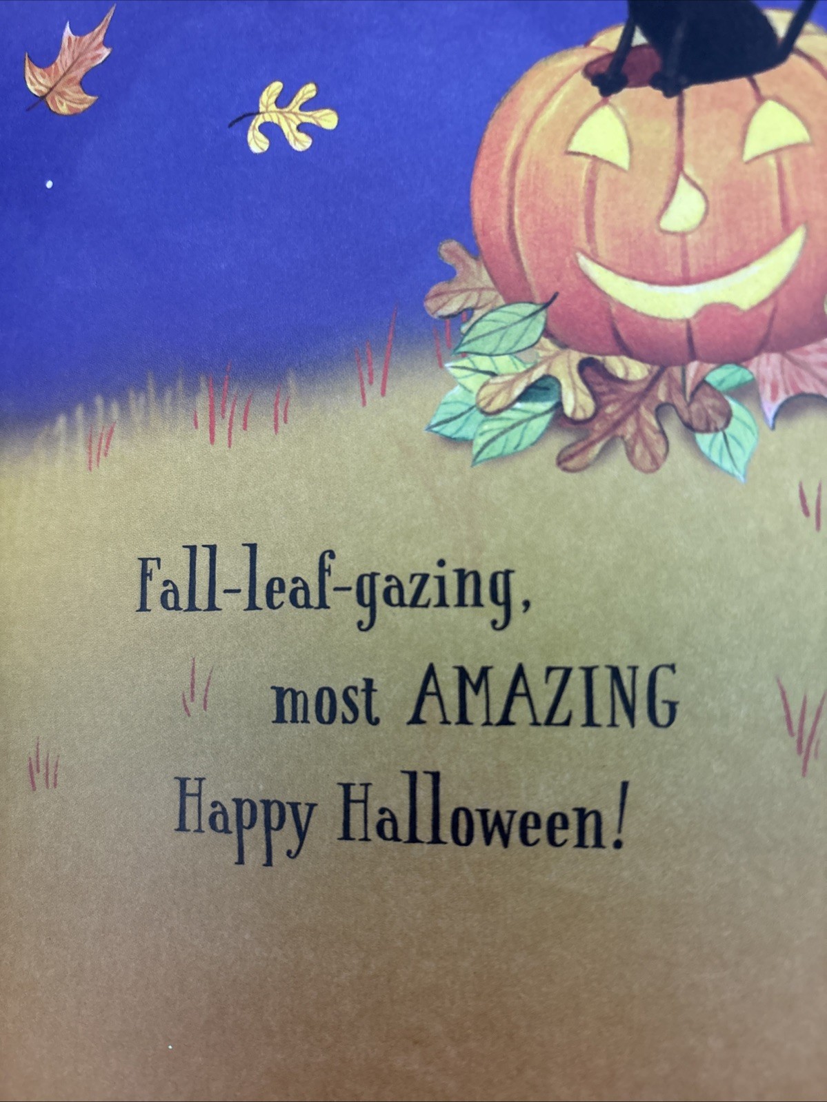 Hallmark Expressions Happy Halloween Trifold Greeting Card
