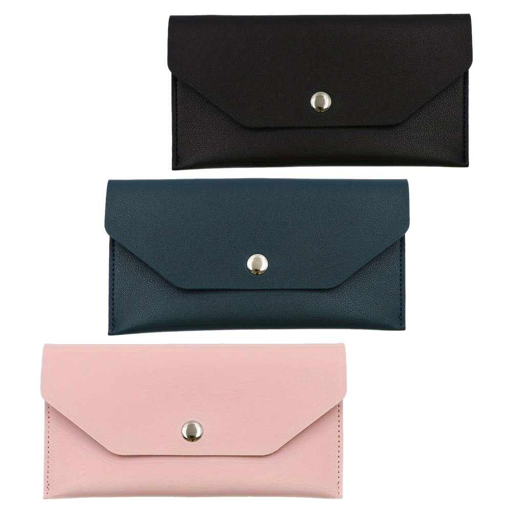 3 Pcs Budget Envelope Wallet Money Pouch for Earphones Cash