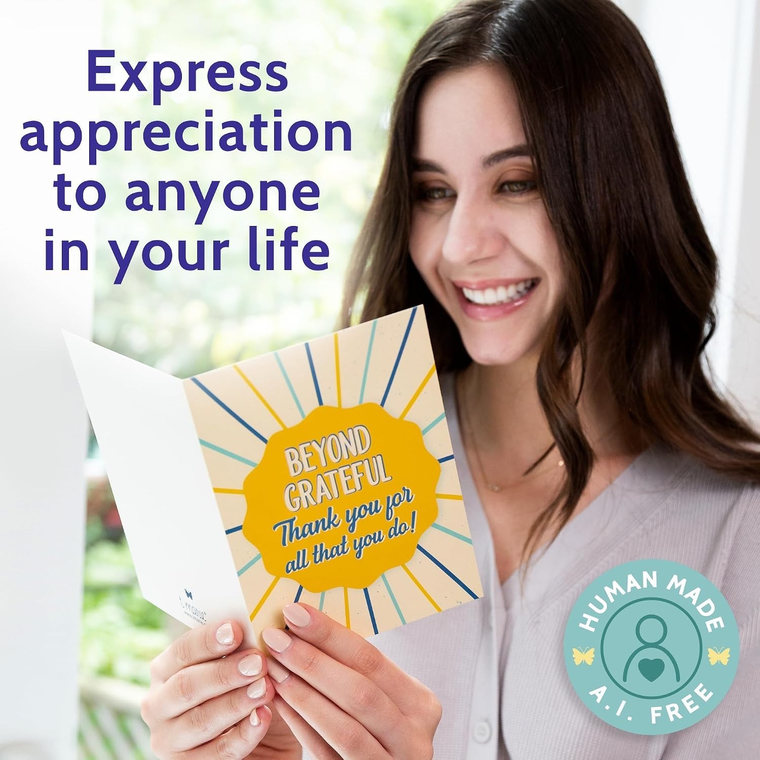 96 Appreciation Cards with Envelopes – Bulk Thank You Notes