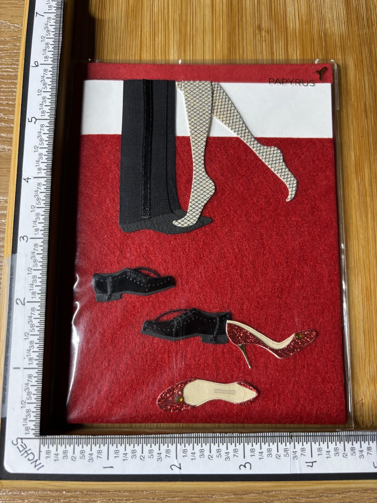 Single Papyrus Valentine’s Day Card Holiday NEW Greeting Head over Heels in LOVE