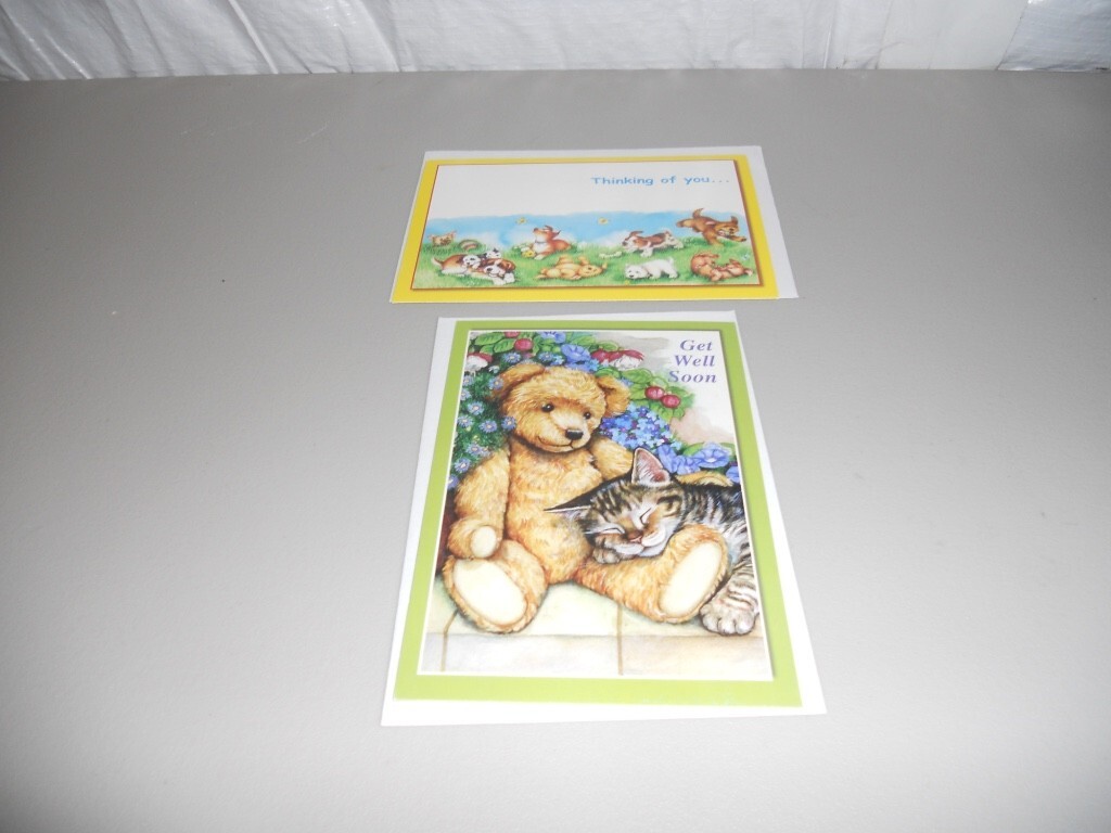 The Humane Society of the United States blank greeting Note Cards Lot of 2