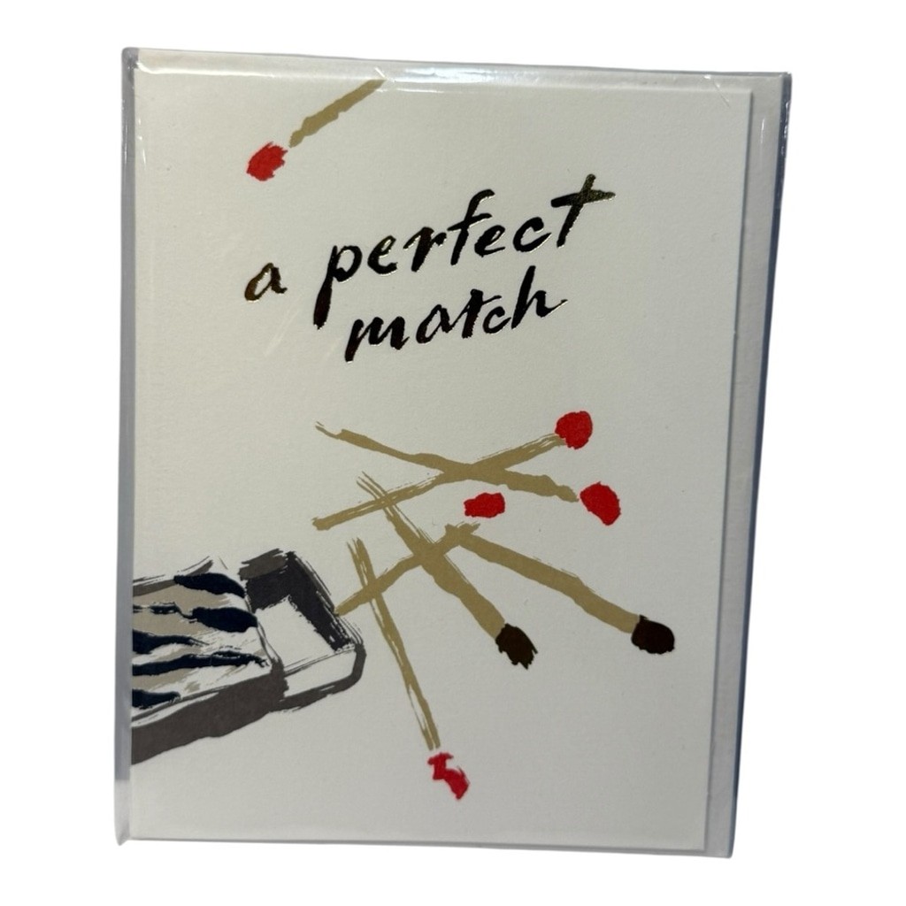 kate spade new york “A Perfect Match” Greeting Card NEW