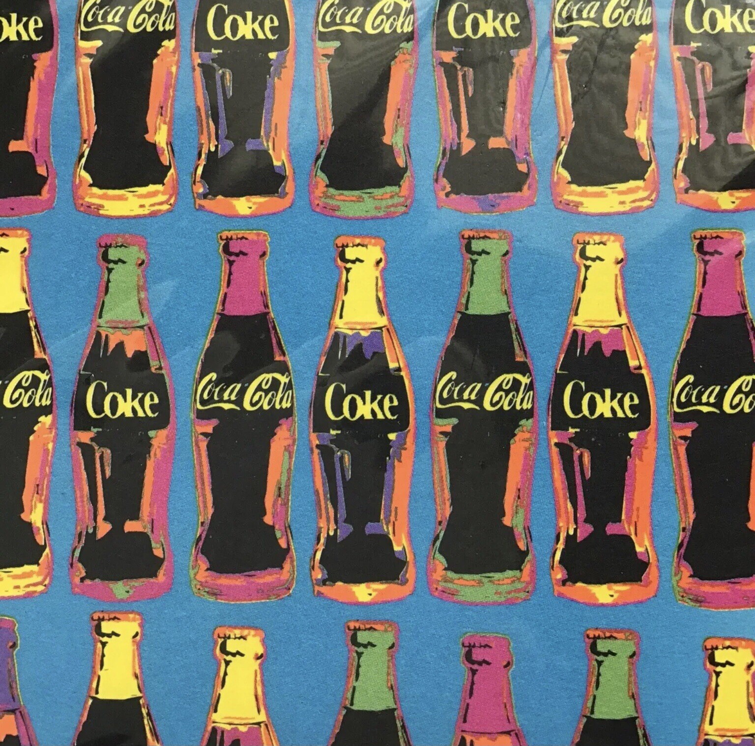 Vintage Coca Cola 8 Party Invitations Coke Bottles Pop Art 1993 Hallmark 90s NEW
