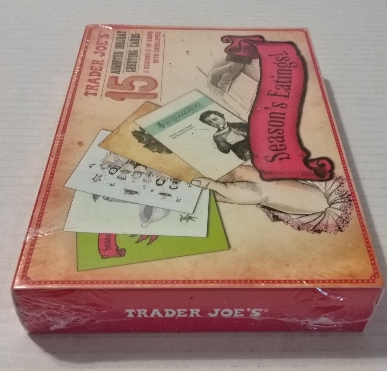 Trader Joe’s 15 Assorted Holiday Greeting Cards New/Sealed